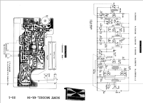 Six Transistor 4R-56; Sony Corporation; (ID = 1683963) Radio