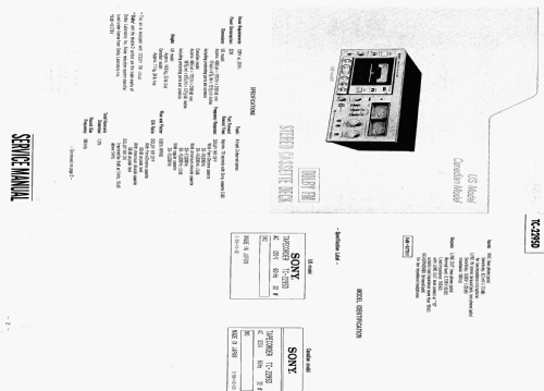 Pletina Cassette Deck SONY TC 229 SD, Fuentes, Barberà