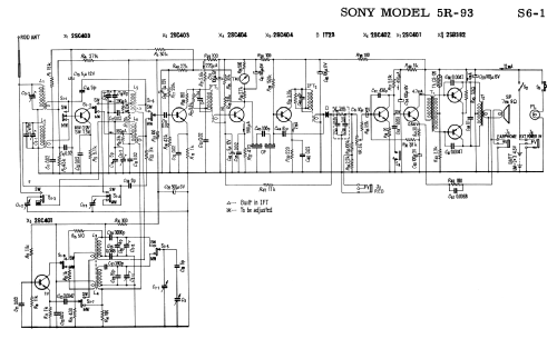 Super Sensitive 9 Transistor 5R-93; Sony Corporation; (ID = 1683970) Radio