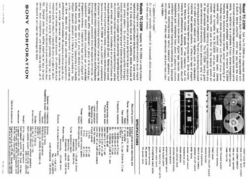 TC-230 W; Sony Corporation; (ID = 159759) Reg-Riprod