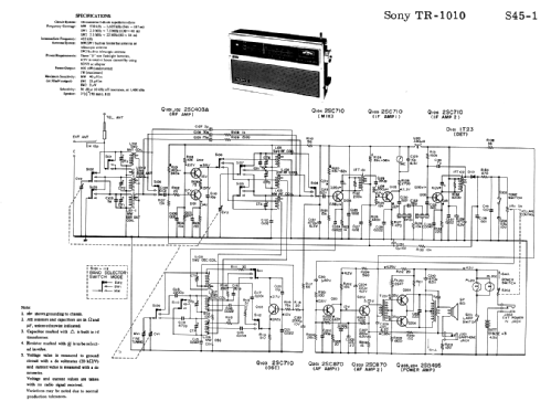 TR-1010; Sony Corporation; (ID = 1684044) Radio