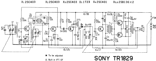 TR-1829; Sony Corporation; (ID = 987463) Radio