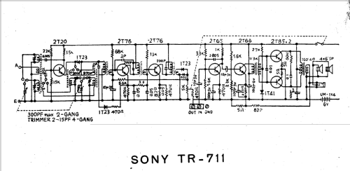 7 Transistor All Wave Super TR-711; Sony Corporation; (ID = 1758283) Radio