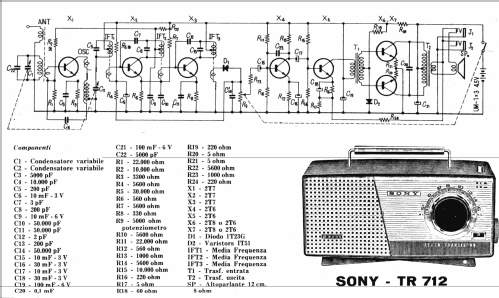 TR-712; Sony Corporation; (ID = 603715) Radio