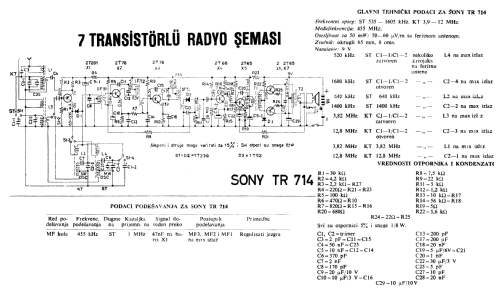 TR-714; Sony Corporation; (ID = 105766) Radio