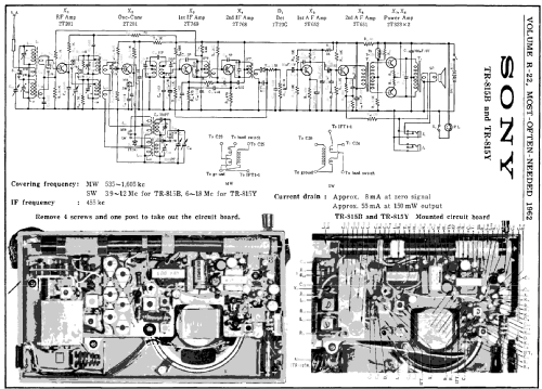 Super Sensitive TR-815Y; Sony Corporation; (ID = 164328) Radio