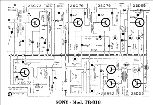 TR-818; Sony Corporation; (ID = 996548) Radio