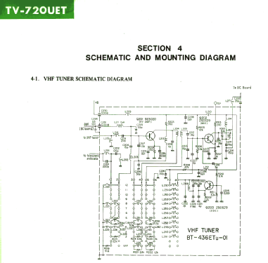 TV-720 UET; Sony Corporation; (ID = 1192898) Television