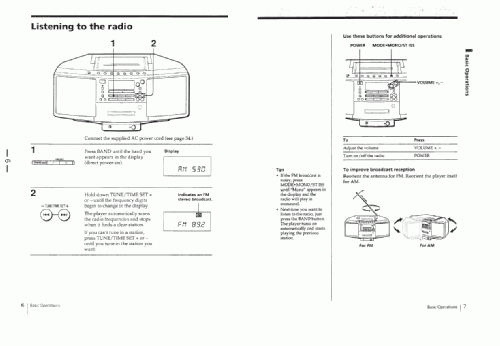 Personal Audio System ZS-D5; Sony Corporation; (ID = 1186441) Radio