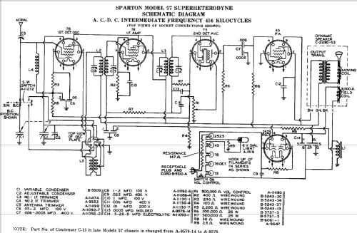 Sparton 57 AC-DC ; Sparks-Withington Co (ID = 672321) Radio