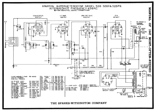 Sparton 5-26PS ; Sparks-Withington Co (ID = 75453) Radio