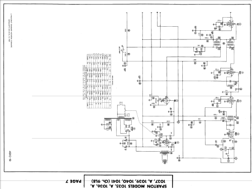 Sparton 1037A Ch= 9L8; Sparks-Withington Co (ID = 550441) Radio