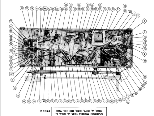 Sparton 1040 Ch= 9L8; Sparks-Withington Co (ID = 550453) Radio