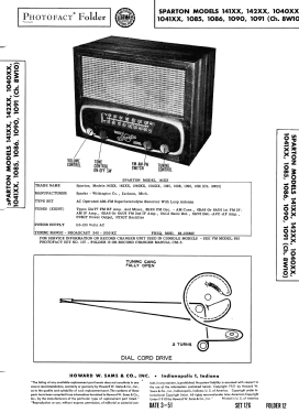 Sparton 1086 Ch= 8W10; Sparks-Withington Co (ID = 2876278) Radio