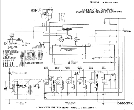 Sparton 301DC Equasonne ; Sparks-Withington Co (ID = 1358570) Radio