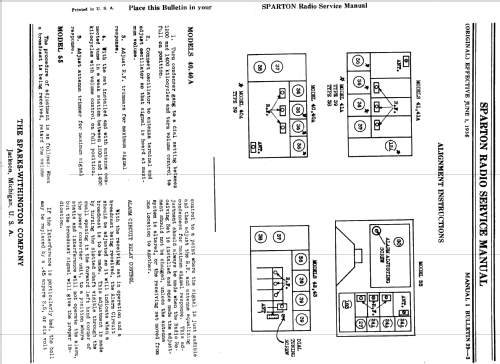 Sparton 42 ; Sparks-Withington Co (ID = 1368657) Radio