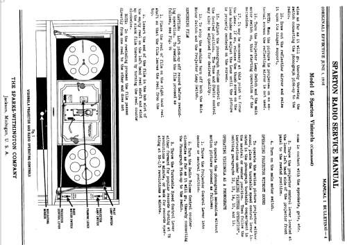 Sparton 45 Visionola ; Sparks-Withington Co (ID = 1365895) Radio