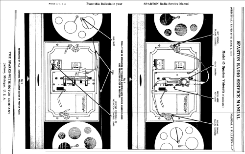 Sparton 45 Visionola ; Sparks-Withington Co (ID = 1365899) Radio