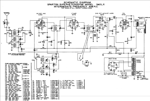 Sparton 540-LX ; Sparks-Withington Co (ID = 1371861) Radio