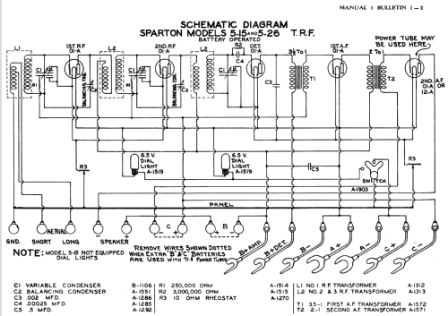 Sparton 5-26 table model ; Sparks-Withington Co (ID = 1367446) Radio