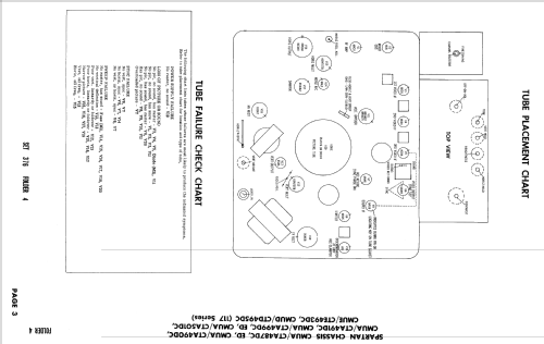 Ch= CMUA490DC 117Series; Spartan, Div. of (ID = 2460437) Television