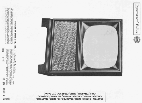 Ch= CMUA499DC 117Series; Spartan, Div. of (ID = 2460480) Television