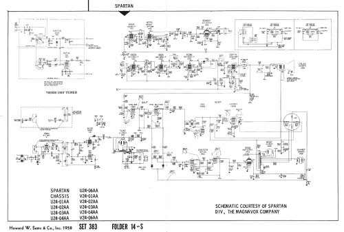 Chassis Ch= U24-01AA ; Spartan, Div. of (ID = 2499349) Television