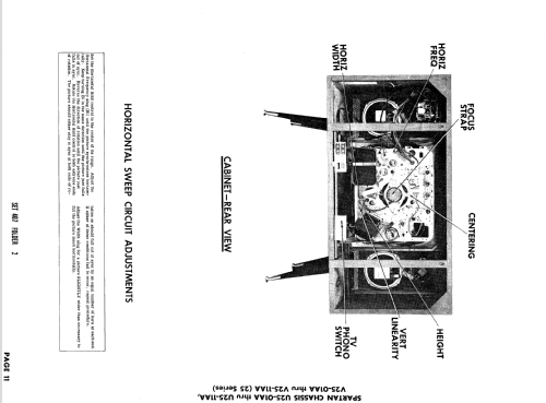 Ch= U25-02AA; Spartan, Div. of (ID = 847051) Televisore