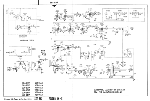 Chassis Ch= V24-01AA ; Spartan, Div. of (ID = 2499591) Television