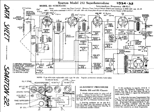 252 ; Sparton of Canada; (ID = 798113) Radio