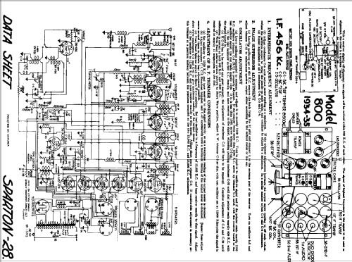 800 Triolian ; Sparton of Canada; (ID = 798173) Radio