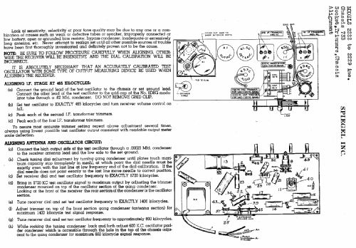 2222 Ch= 73B; Spiegel Inc. (ID = 545145) Radio