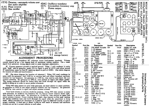 6766 Ch= 14-129; Spiegel Inc. (ID = 540622) Radio