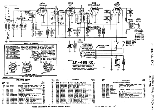 A2154 Ch= 175B; Spiegel Inc. (ID = 542863) Radio