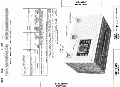 Aircastle 5022; Spiegel Inc. (ID = 400957) Radio