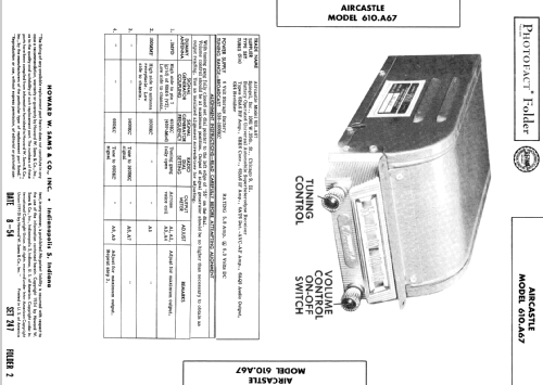 Aircastle 610.A67; Spiegel Inc. (ID = 406481) Car Radio