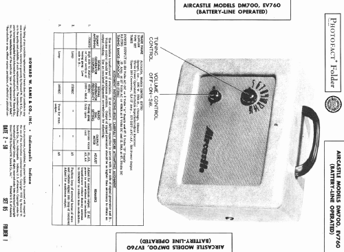 Aircastle EV760; Spiegel Inc. (ID = 400484) Radio