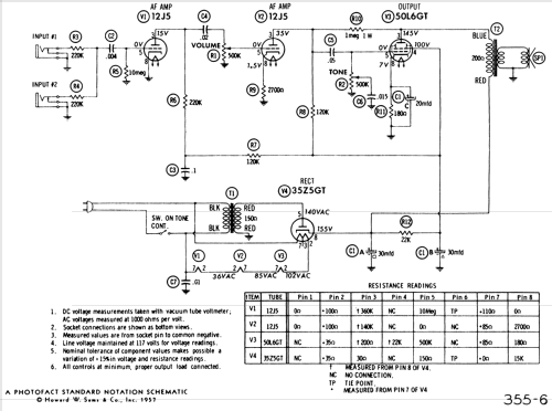 Lectrolab 2 Channel Audio Amplifier Ch= R-200; Spiegel Inc. (ID = 1847764) Ampl/Mixer