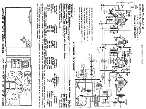V1140 Ch = 101505; Spiegel Inc. (ID = 533049) Car Radio