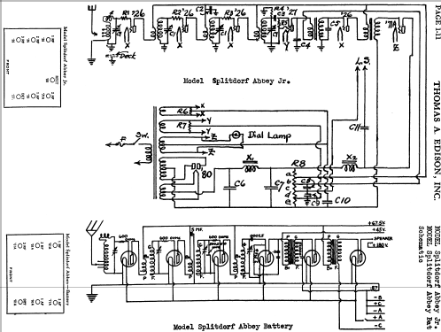 Abbey Batt. ; Splitdorf Electrical (ID = 639927) Radio