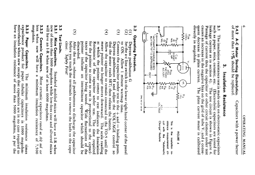 Tel-Ohmike Capacitor Analyzer TO-5; Sprague Electric (ID = 1846997) Equipment