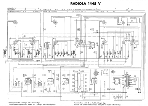 Radiola 1445 V; SR, Svenska (ID = 1632098) Radio