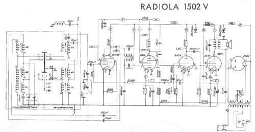 Radiola 1502 V; SR, Svenska (ID = 1617398) Radio