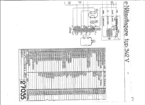 Radiola 342V; SR, Svenska (ID = 218065) Radio