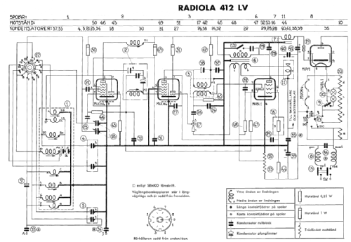 Radiola 412 LV; SR, Svenska (ID = 1621443) Radio