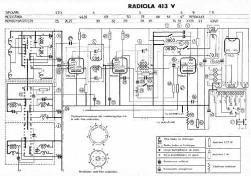 Radiola 413V; SR, Svenska (ID = 1617409) Radio