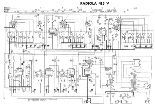 Radiola 415 V; SR, Svenska (ID = 1623283) Radio