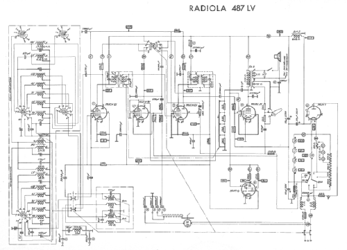 Radiola 487LV; SR, Svenska (ID = 1649524) Radio