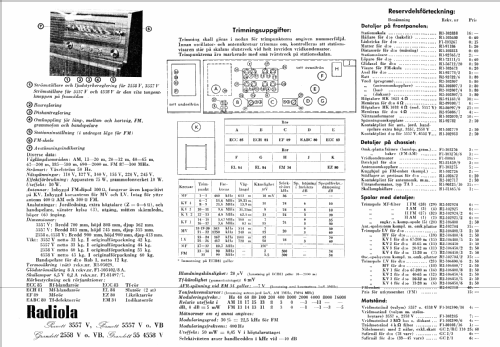 Radiola Formett 5557V; SR, Svenska (ID = 365917) Radio