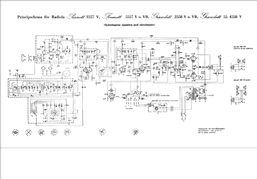 Radiola Grandett 2558VB; SR, Svenska (ID = 365898) Radio